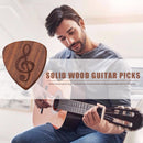 Guitar Ukulele Wood Picks Plectrum Folk Guitar Thumb Picks (Musical Symbol)