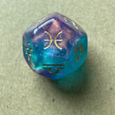 Accessory Multifaceted Constellation Dice Set Astrology Tarot Card Divination