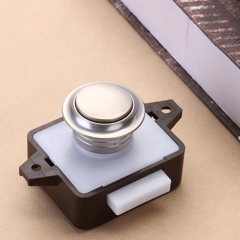 Large Push Lock Button Catch Drawer Cupboard Door Knob for Ship Yacht RV