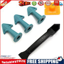 Caulking Nozzle Scraper Set Grout Tile Joints Floor Remover Tool (Sky Blue)