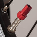 MTB Bike Valve Converter Bicycle Presta to Schrader Valve Adapter (Red)