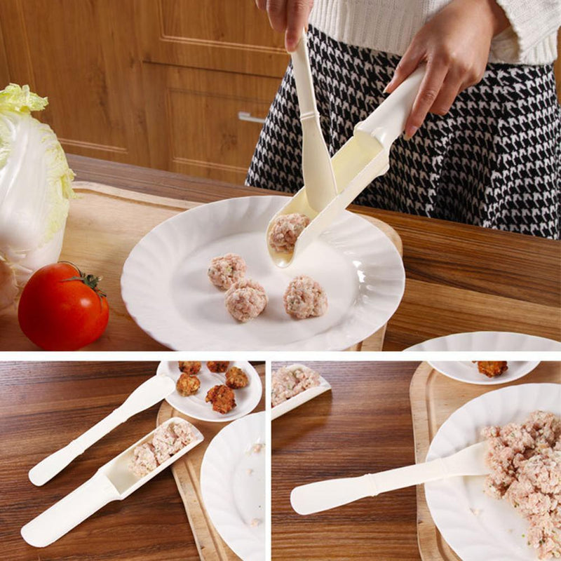 Kitchen Innovative Small Tool DIY Meatball Fish Ball Maker Spoon Meat Shove