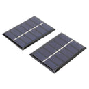 Portable 0.3W 3V Solar Panel Charger 65x48mm Mini DIY Solar Module (2pcs) Newly