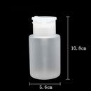 Nail Polish Storage Dispenser Pump liquid container Push Down Empty Bottle