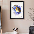 DIY 5D Mosaic Branch Sparrow Picture Gift Full Drill Round Diamond Painting Kit