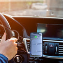Wireless Car Charger 15W Fast Charging Auto-Clamping Car Phone Holder