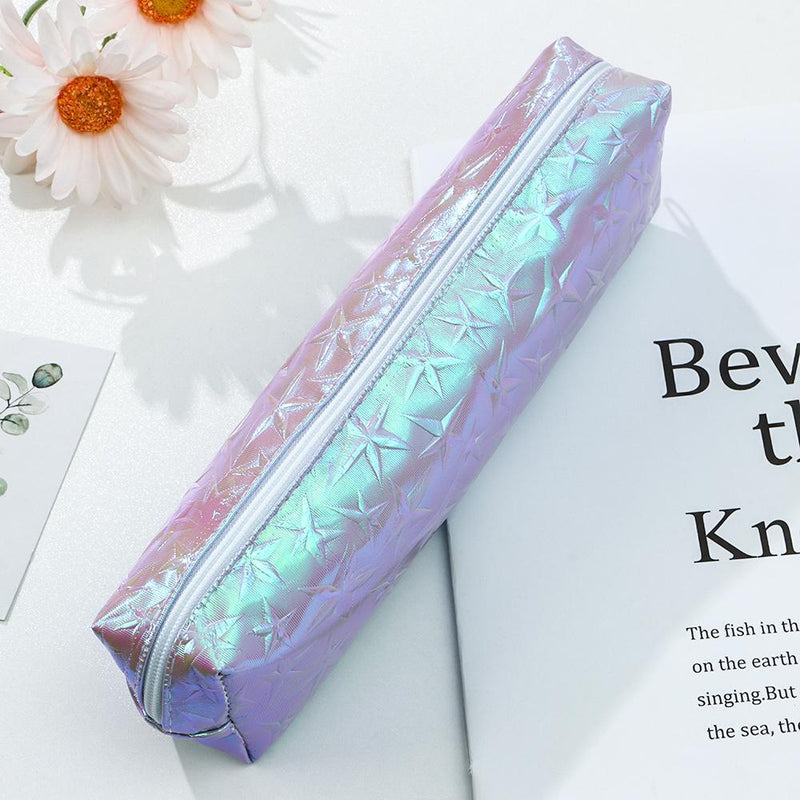 Wiping Five Pointed Star Pen Bag Storage Bag Pencil Case Stationery Bag