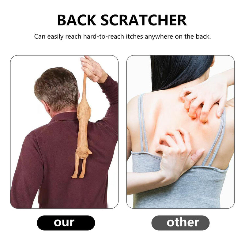 Back Scratcher Wood Cat Design Relieves Itching on Back Body Hand Backslap Newly