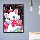 5D DIY Full Drill Diamond Painting Cute Cat Cross Stitch Embroidery Mosaic