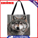 The Dragon Good Wolf Printed Shoulder Bag Shopping Bag Casual Big Dead H