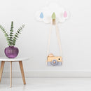 Cute Cloud Shape Self Adhesive Wall Hooks Kitchen Hanger for Clothes Bag Ha