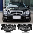 Clear Lens Fog Lamp w/ Bulb for Mercedes Benz C E G GL M Class (Left+Right)