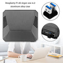 Argon One M.2 Aluminum Alloy Case SSD Adapter Shell Enclosure with Cooling Fan