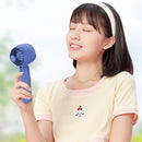Handheld USB Mini Fan Summer Portable Outside Travel Cooling Fans (Blue)