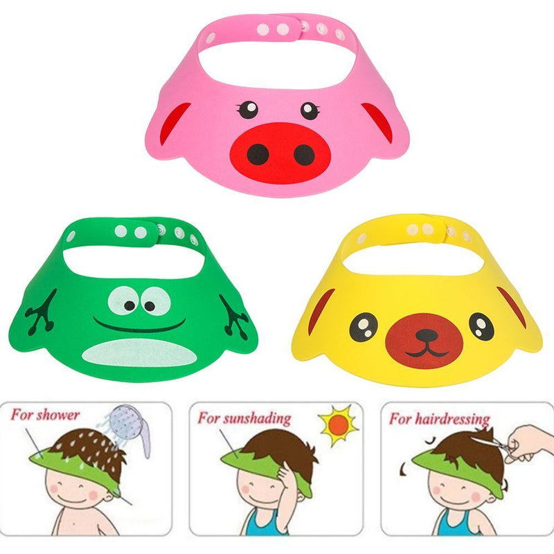 Ear Protection Bath Visor Shampoo Cap Baby Shower Hat Wash Hair Shield