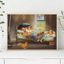 5D DIY Full Drill Diamond Painting Happiness Family Cross Stitch Embroidery Kit