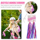 2pcs Children Kids Bike Decor Ribbon Bicycle Handlebar Colorful Tassel Streamers