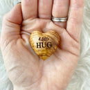 Little Pocket Wood Heart Token Christmas Anniversary Gift Lover Home DIY Deco