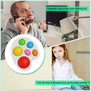 Children Colorful Exercise Board Early Education Baby Rattle Puzzle Toys Gift