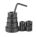 9pcs Depth Stop Collars Ring Positioner Drill Bit Locator for Carpentry Newly