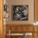 5D DIY Diamond Painting Full Square Drill Drips Cats Wall Decor Rhinestone Art