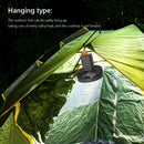 Multifunctional Mini Fan with LED Light Desktop Ceiling Fan (Black Tripod)