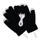 USB Electric Heating Gloves Comfortable Heated Gloves Hand Warmer (Black)