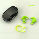 #A Soft Silicone Swimming Earplugs Nose Clip Comfortable Diving Surfing Nose Cli
