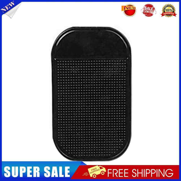 Car Dashboard Sticky Pad Anti Slip Cell Phone Key Holder Mat Black/White