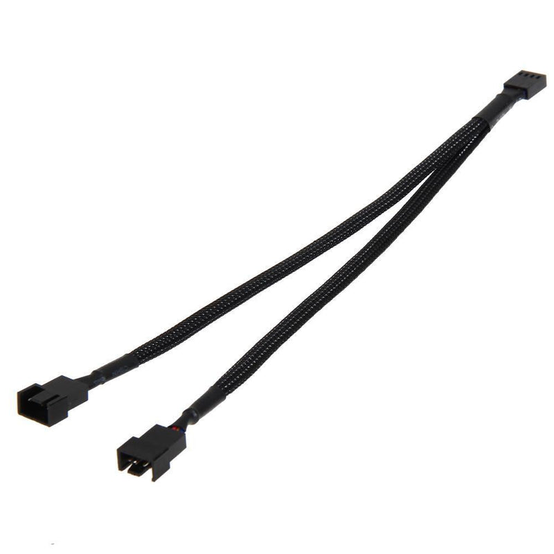 4pcs 4Pin PWM to 3/4 Dual PWM Computer Case Fan Power Sleeves Adapter Cable L3EF
