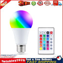 Wireless Dimmable RGB Bulb Colorful LED Smart Light for Home Lighting (5W) Newly