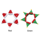 Cap Children Gift Lollipop Top Topper Cover Xmas Decor Elf Hat Santa Claus Hat