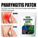 6pcs Herbal Pharyngitis Sore Throat Plaster Treatment Patch Pain Relief Newly