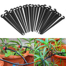 100pcs 4/7mm C-Type Micro Hose Fixed Holder Drip Irrigation Accessories