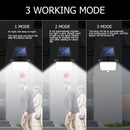 LED Solar Lights PIR Motion Sensor 3 Mode Waterproof Outdoor Sunlight Wall Lamp