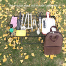 Outdoor Camping Cookware Storage Container Bags BBQ Travel Hiking Picnic Pouch