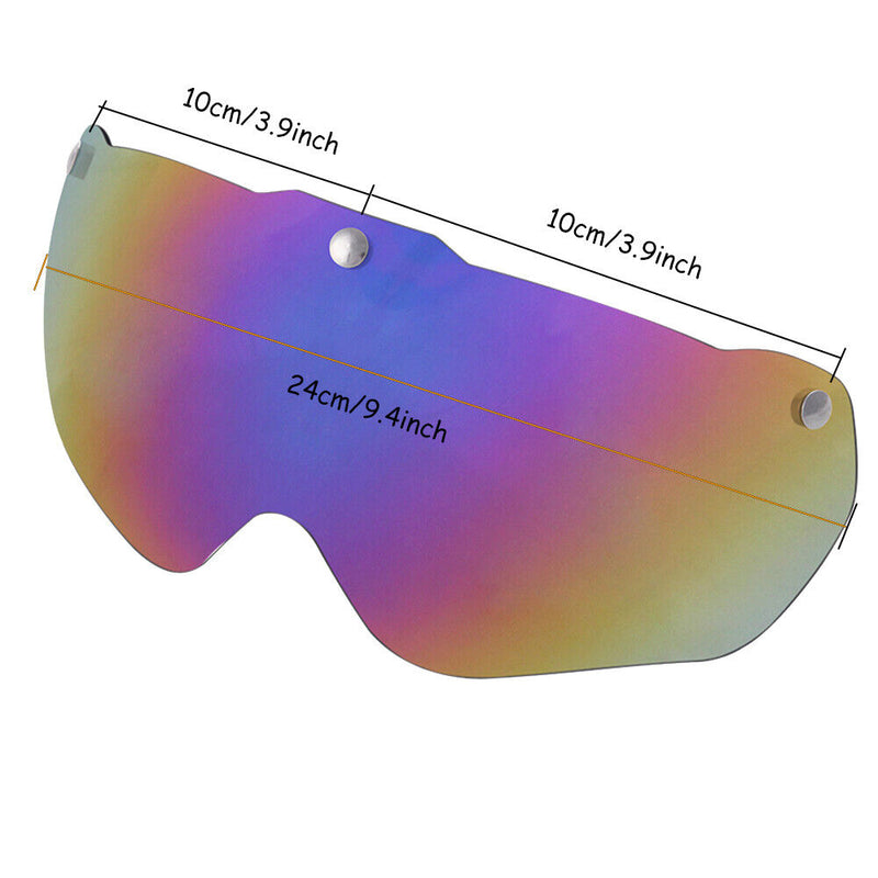 2x Anti Impact Bike Helm Ersatzlinse Schutzbrille Reparatur Ersatzlinse