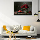 DIY Digital Painting By Numbers Rose Fruit Frameless Canvas Picture Wall Art
