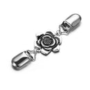 Flower Pattern Duck Clip Clasps Shawl Brooch Cardigan Clip Sweater Clips