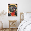 Full Round Drill Diamond Painting Tin Painted Girl Pictures Handiwork Mosaic Kit