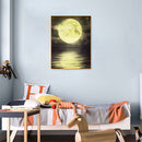 5D DIY Full Round Drill Diamond Painting Moon Rhinestone Drawing Picture Cr