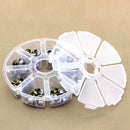 8 Slots Flower Shape Plastic Storage Jewelry Bead Box DIY Adjustable Case Newly