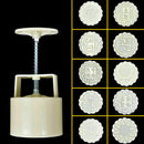 Moon Cake Mold Hand Pressure Mold Baking Mold+1 Printing Plate Tool Dessert P9H2