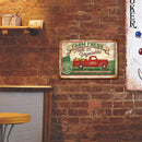 Metal Tin Sign Plaque Wall Farm Vegetable Fruit Posters Iron Art Painting