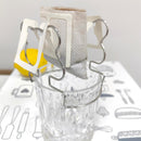 Bear Coffee Dripper Stand Holder Foldable Camping Steel Coffee Rack Filter R4I6