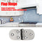 Stainless Steel Flip Hinge Cabinet Chassis Folding Bending Hinge Hardware Newly