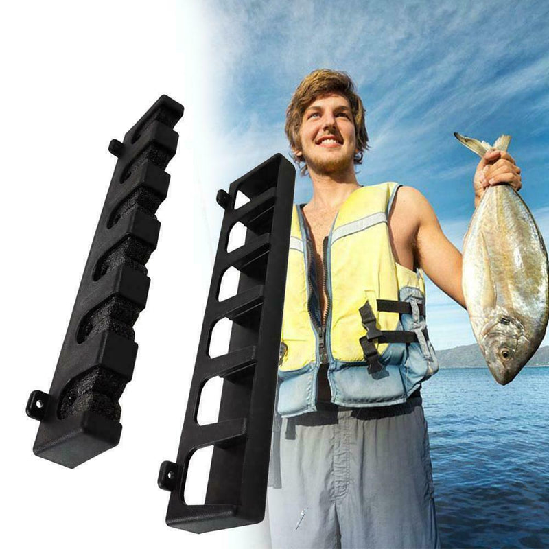 Wall-mounted fishing rod rack bracket storage rack fishing rack plastic Z7N8