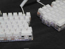 Split Macro Keyboard 78keys White Mechanical Multi- Modes LED Backlight Programm