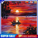 Sea Sunset Oil Paint By Numbers Kit DIY Acrylic Painting on Canvas Picture