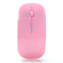 Optical Wireless Mouse 2.4G Receiver Ultra-thin for Computer PC pink